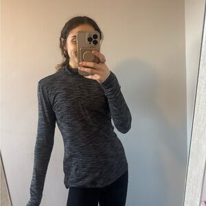 Lulu Lemon Black Long Sleeve Workout Top